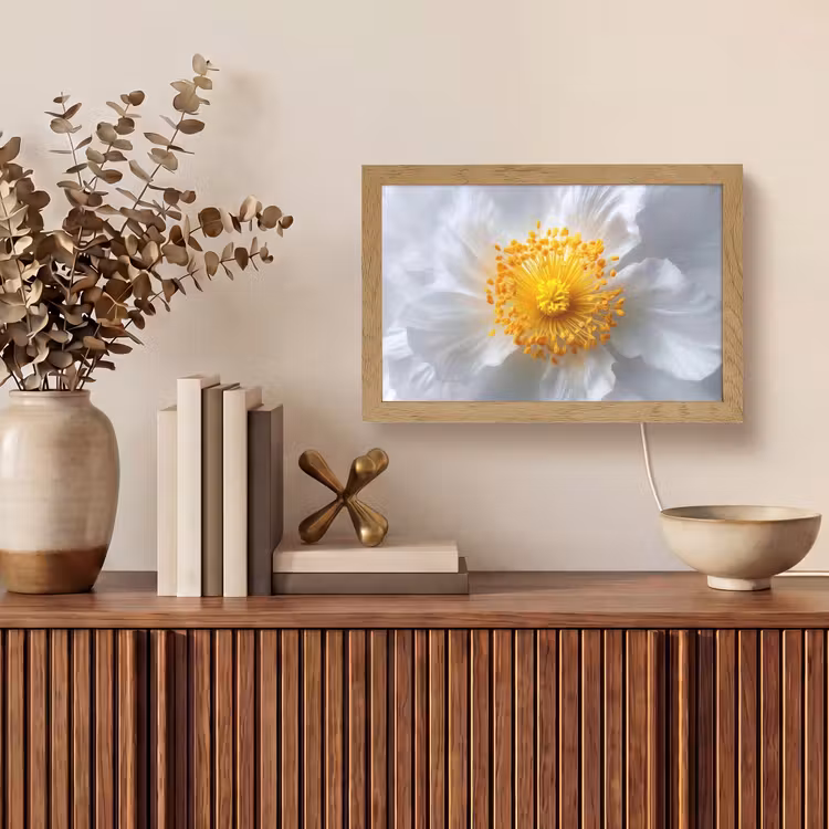 Tafellamp - Wit - Bloem - Elegant — 3