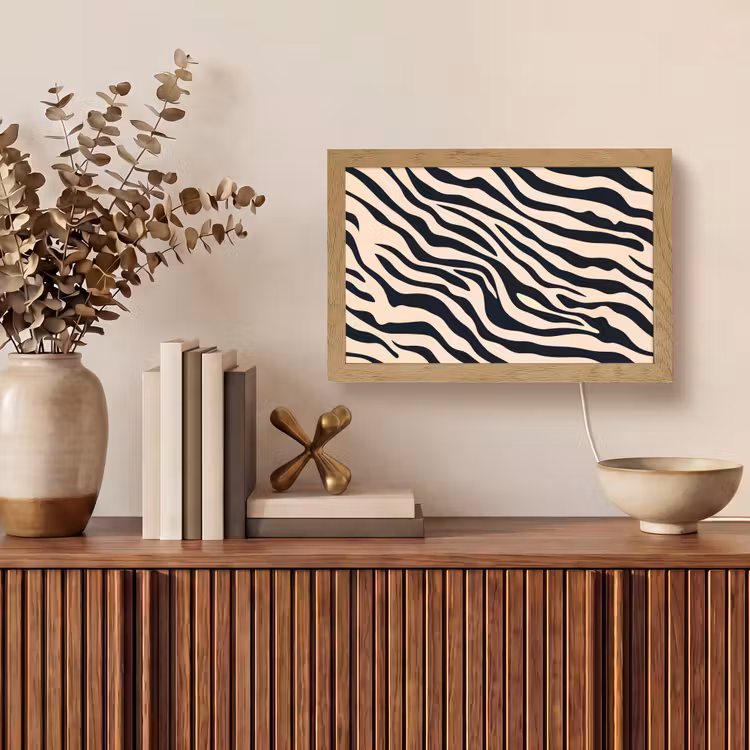 Tafellamp - Zebraprint - Dynamisch - Roze — 3