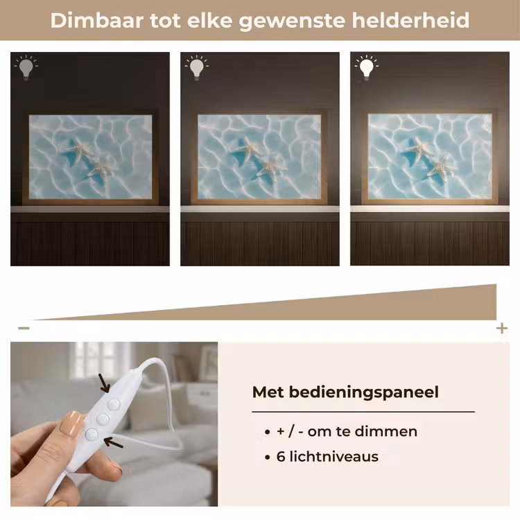 Tafellamp - Zeesterren - Golvend water - Rustgevend — 8