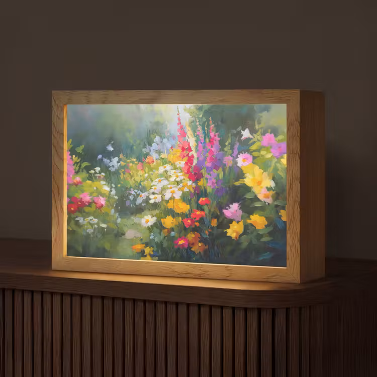 Tafellamp - Zomertuin - Sfeervol - Bloemen — 1