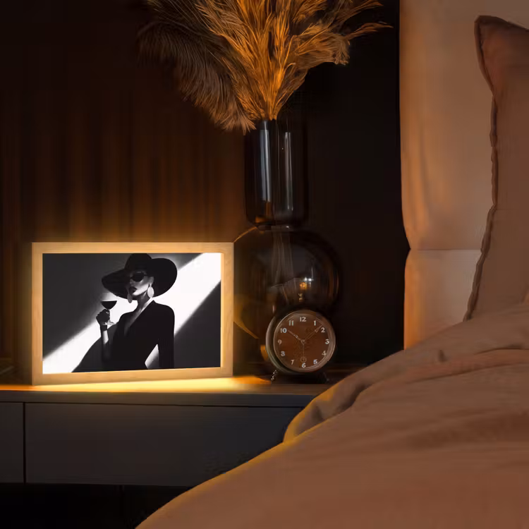 Tafellamp - Vrouw - Wijn - Chic — 2