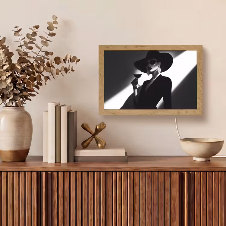Tafellamp - Vrouw - Wijn - Chic — 3