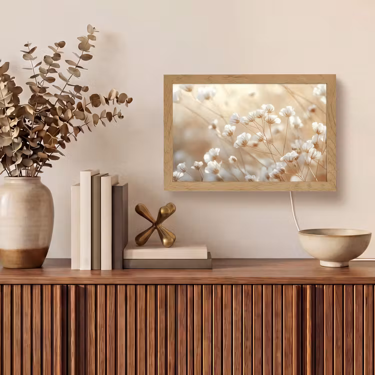 Tafellamp - Wilde - Bloemen - Wit — 3