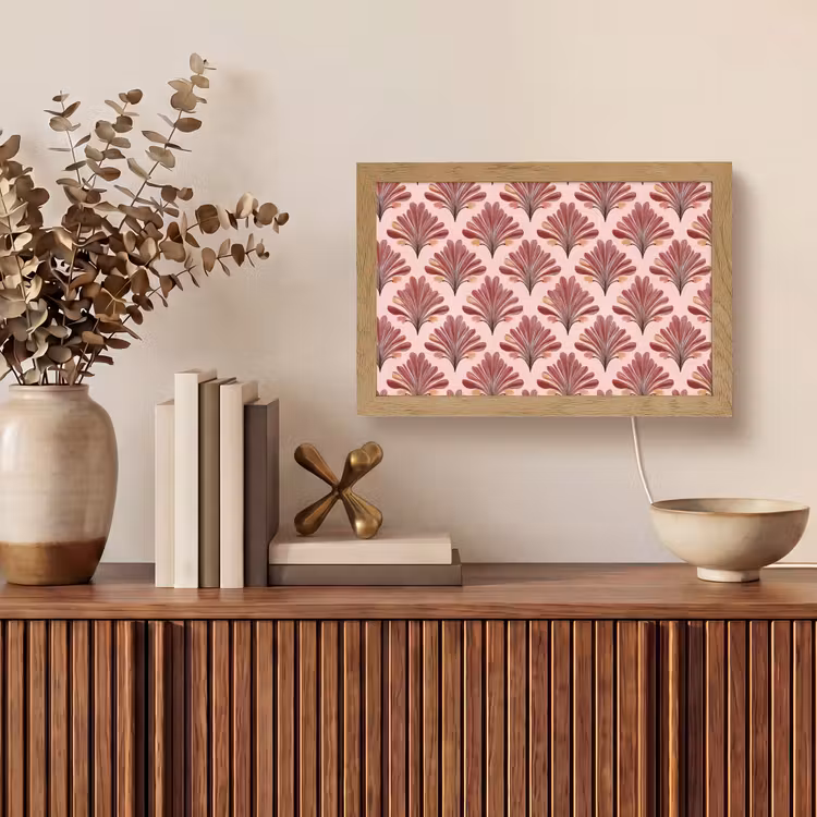 Tafellamp - Waaier - Roze - Rood — 3
