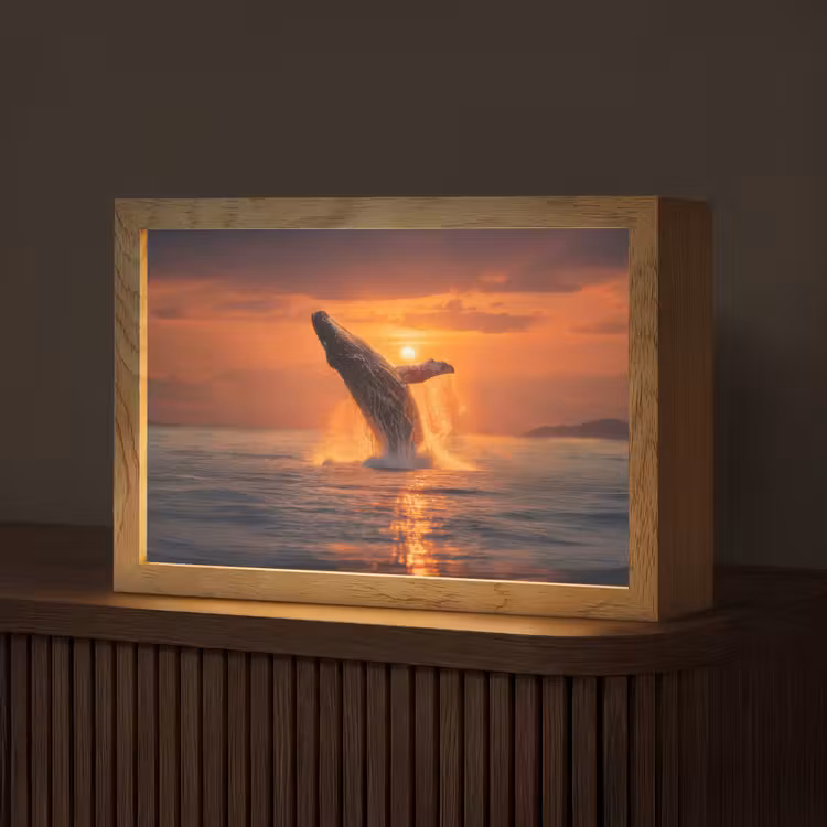 Tafellamp - Walvis - Zon - Zee — 1