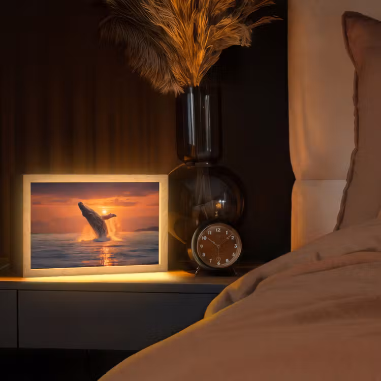 Tafellamp - Walvis - Zon - Zee — 2