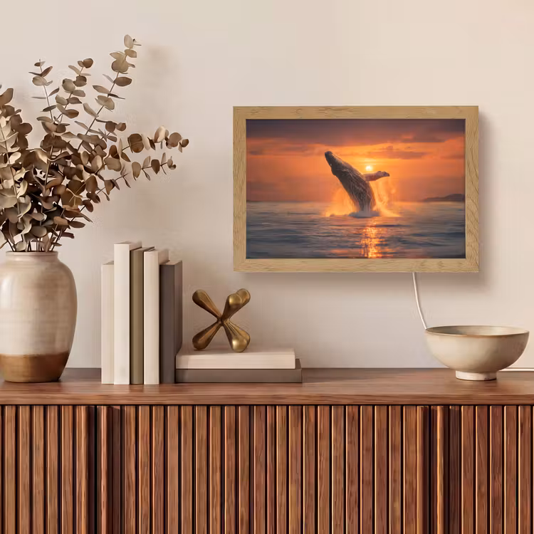 Tafellamp - Walvis - Zon - Zee — 3
