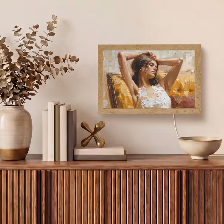 Tafellamp - Vrouw - Kunst - Abstract - Modern — 3