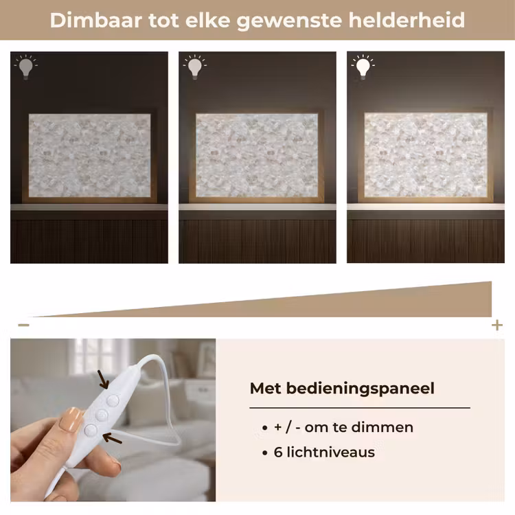 Tafellamp - Wit - Penseelstreken - Reliëfeffect — 8