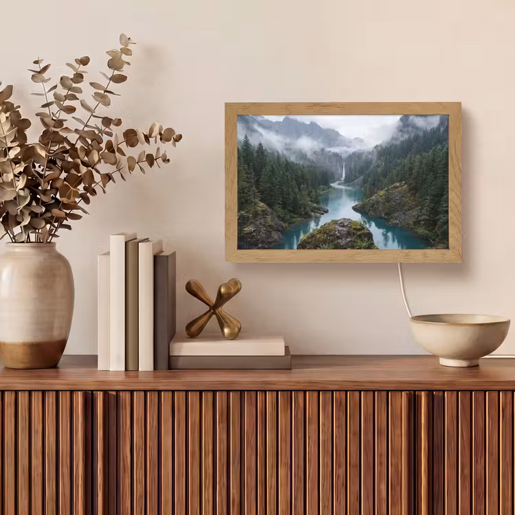 Tafellamp - Waterval - Bomen - Bergen — 3