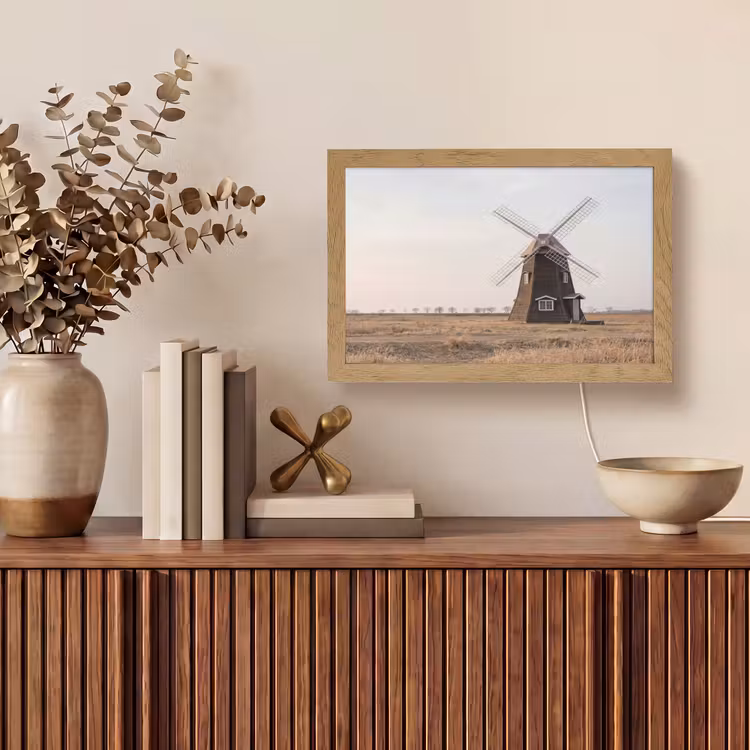 Tafellamp - Windmolens - Landschap - Veld — 3