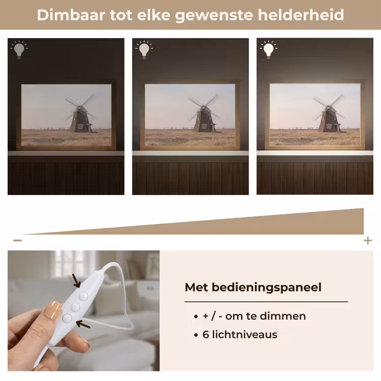 Tafellamp - Windmolens - Landschap - Veld — 8