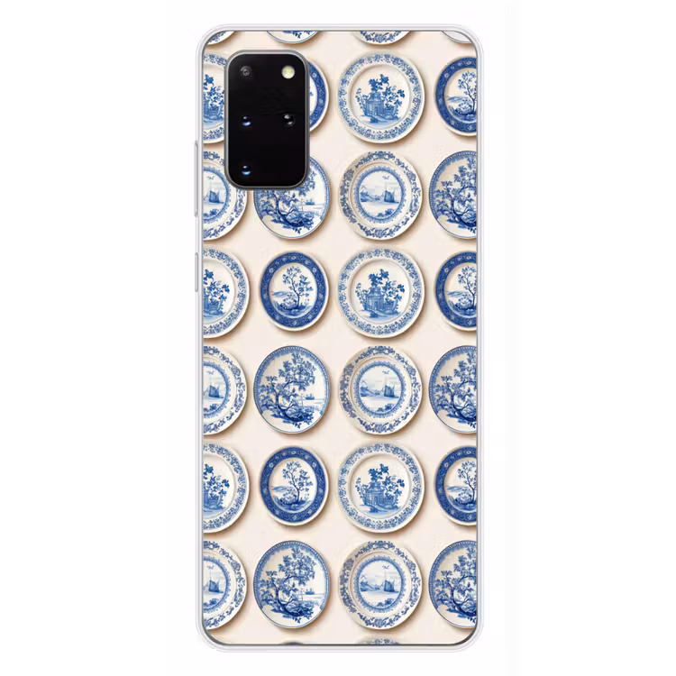Telefoonhoesje - Borden - Bomen - Planten - Blauw — 4