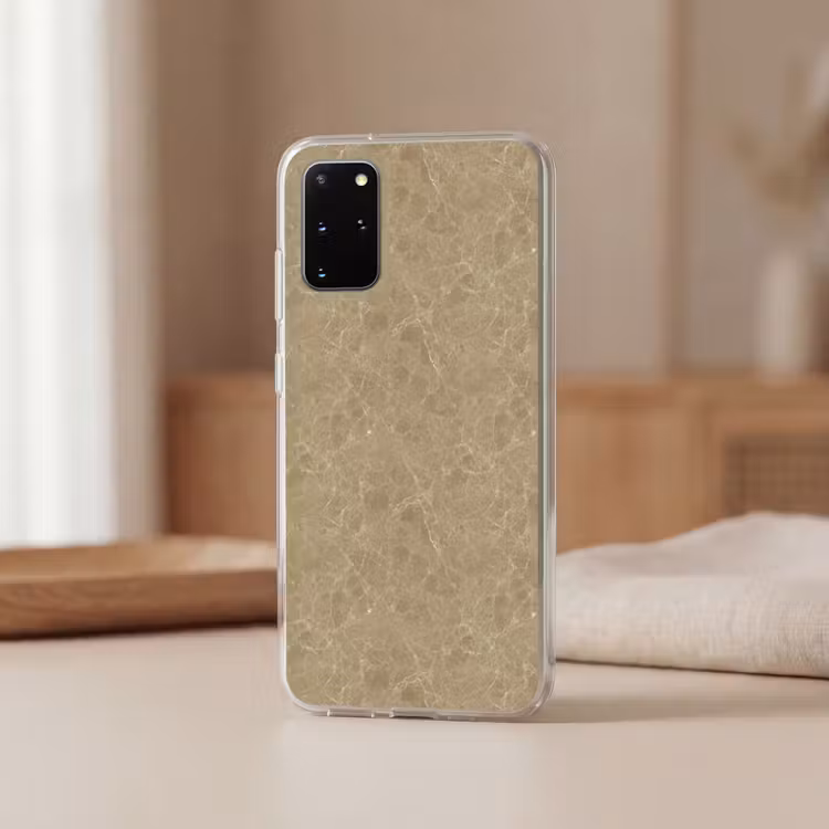 Telefoonhoesje - Beige - Marmer - Witte aders — 3