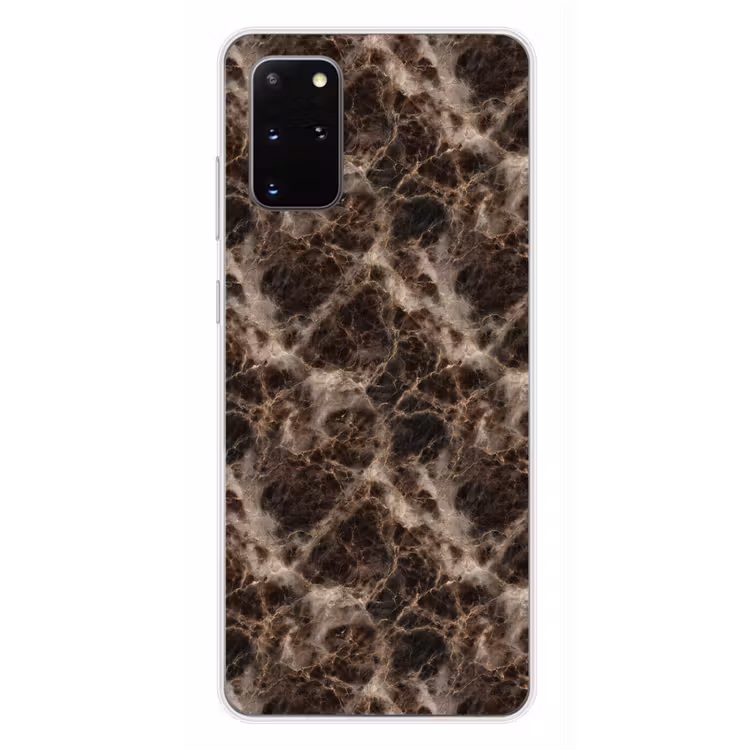 Telefoonhoesje - Bruin - Goud - Marmer — 4