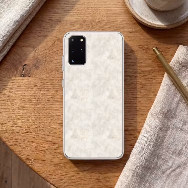 Telefoonhoesje - Crèmebeige - Marmer - Aders — 2