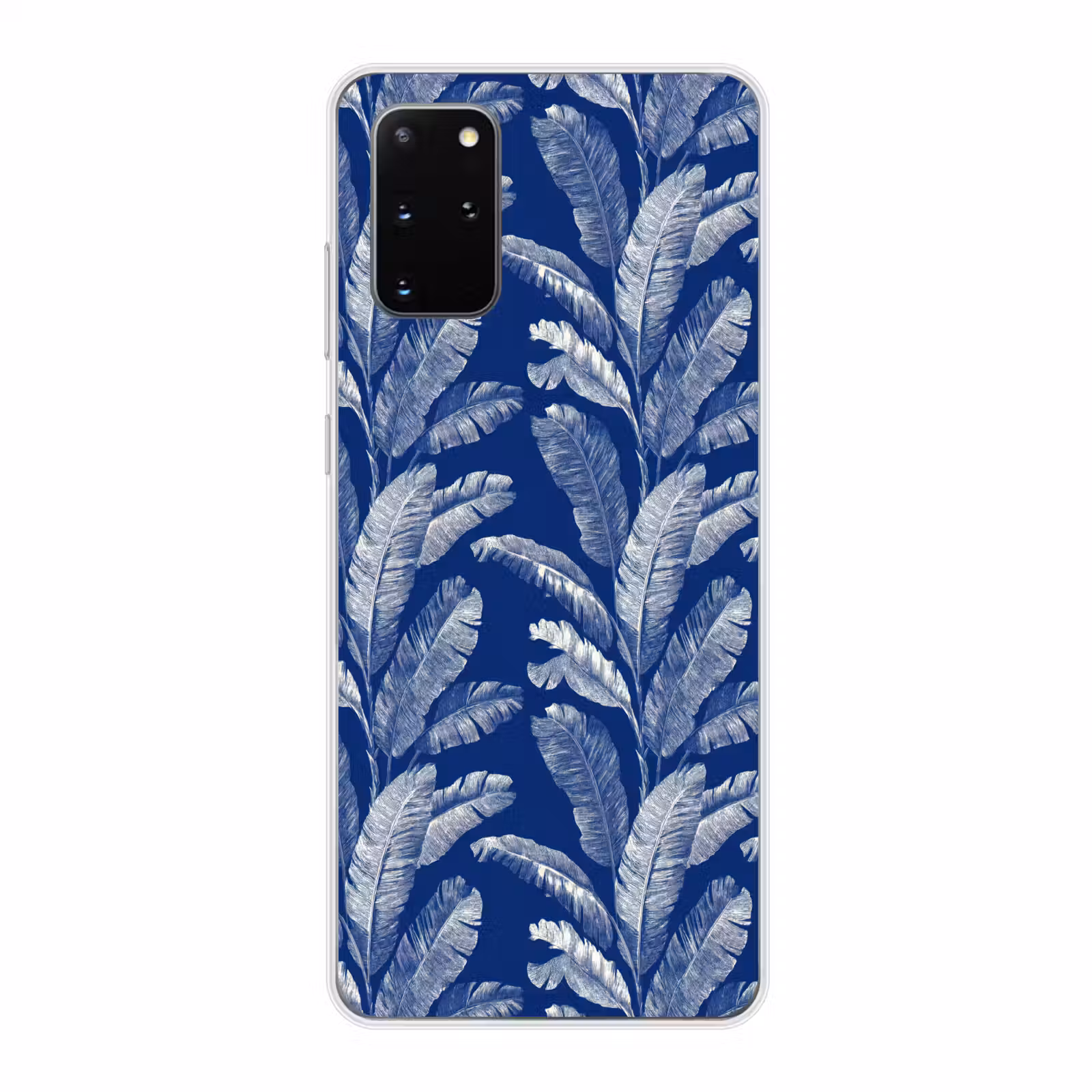 Telefoonhoesje - Blad - Palm - Blauw — 1
