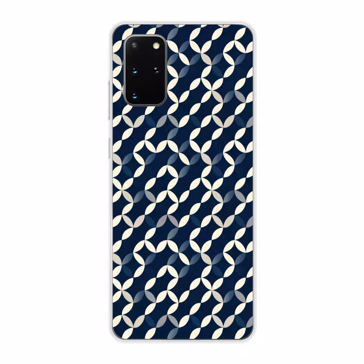 Telefoonhoesje - Abstract - Patroon - Blauw — 1