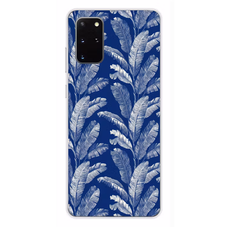 Telefoonhoesje - Blad - Palm - Blauw — 4