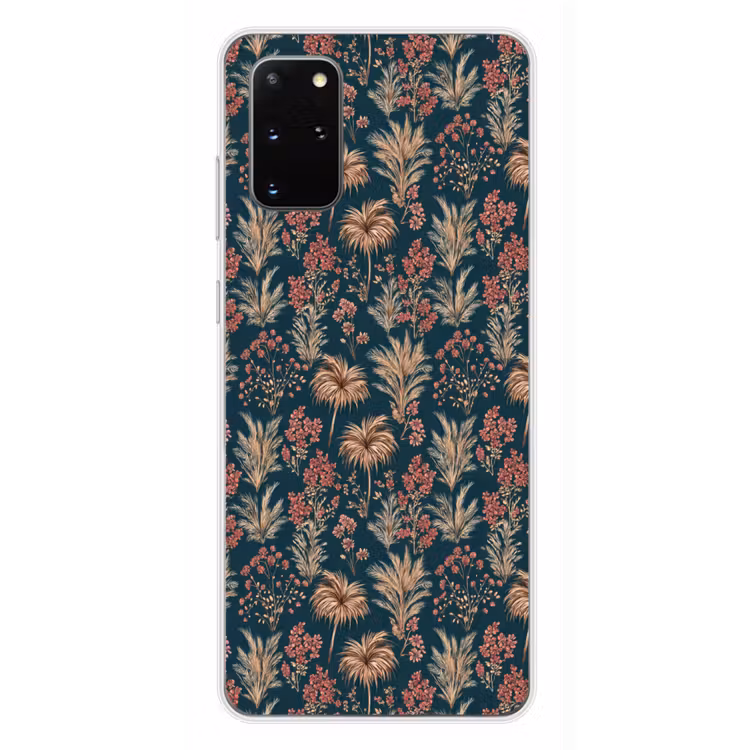 Telefoonhoesje - Botanisch - Patroon - Blauw — 4