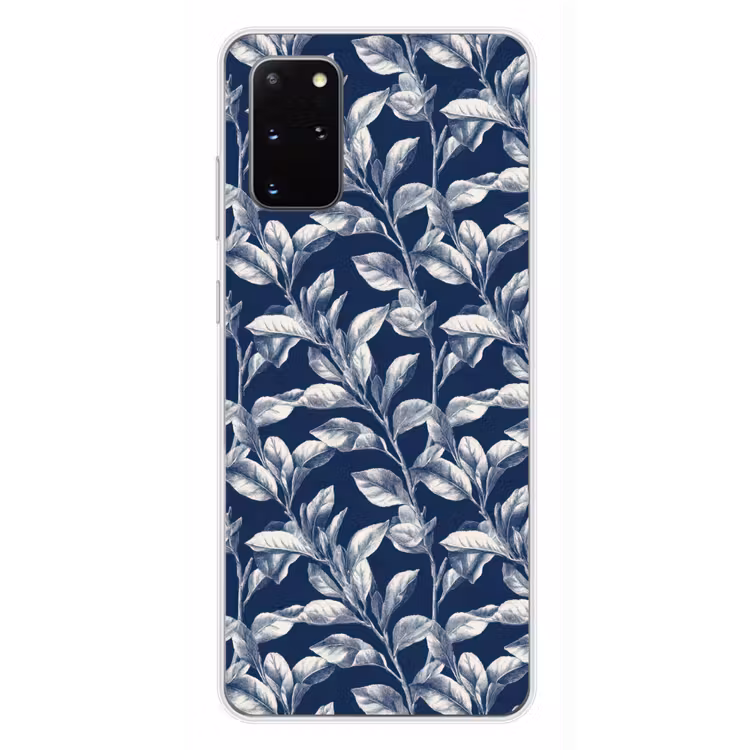 Telefoonhoesje - Botanisch - Patroon - Blauw — 4