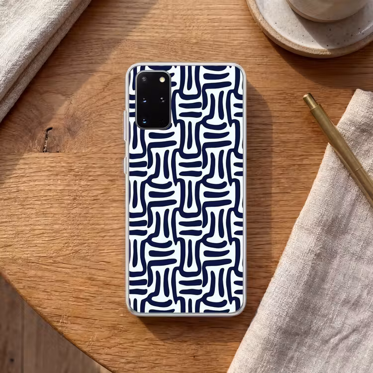 Telefoonhoesje - Abstract - Modern - Blauw — 2