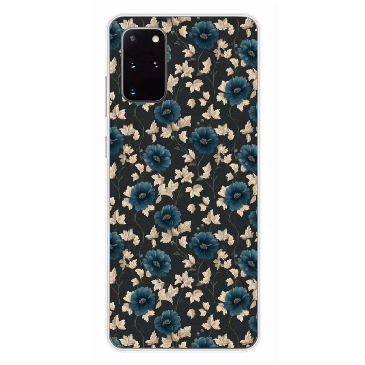Telefoonhoesje - Botanisch - Bloemen - Blauw — 4