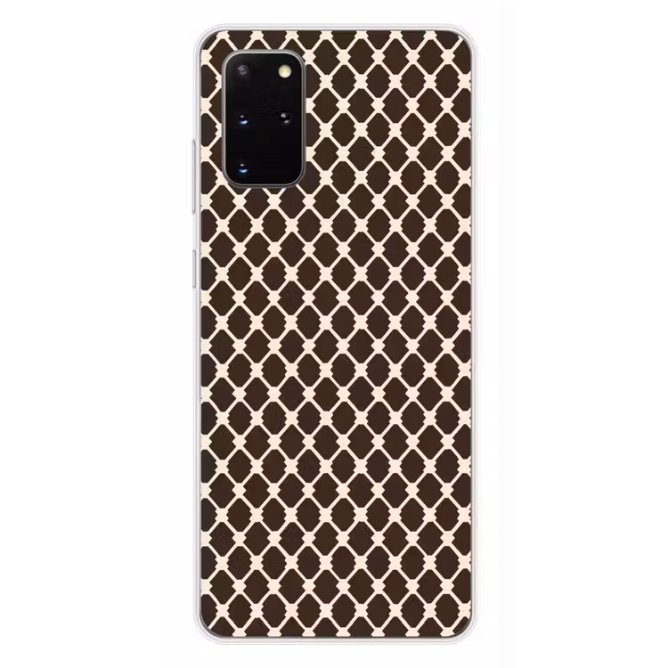 Telefoonhoesje - Bruin - Ruitpatroon - Geometrisch — 4