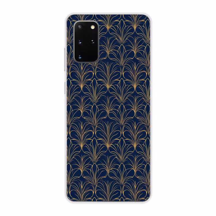 Telefoonhoesje - Deco - Waaier - Blauw — 1