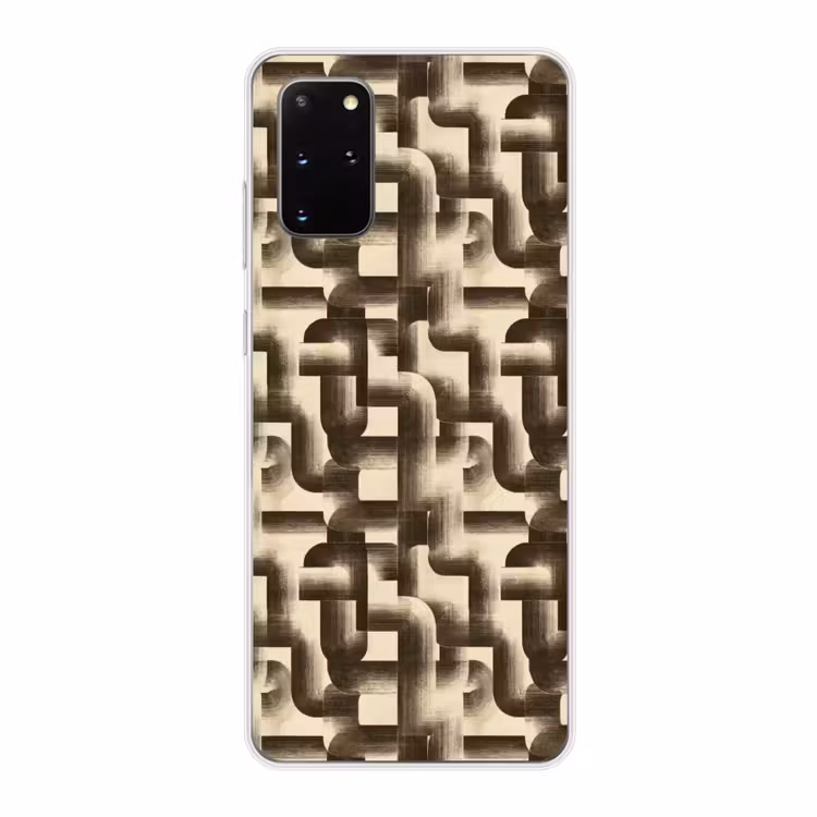 Telefoonhoesje - Abstract - Retro - Zwart — 1