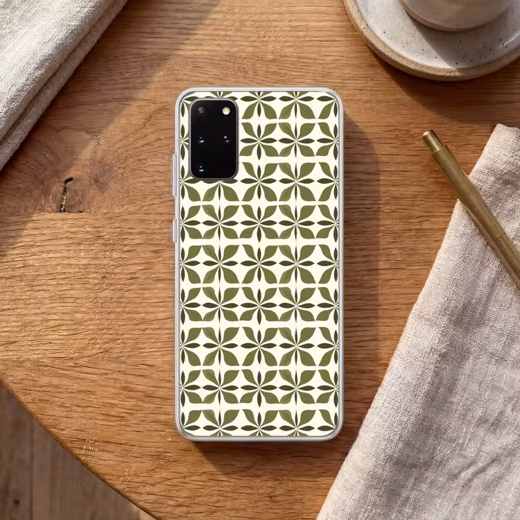 Telefoonhoesje - Botanisch - Retro - Groen — 2