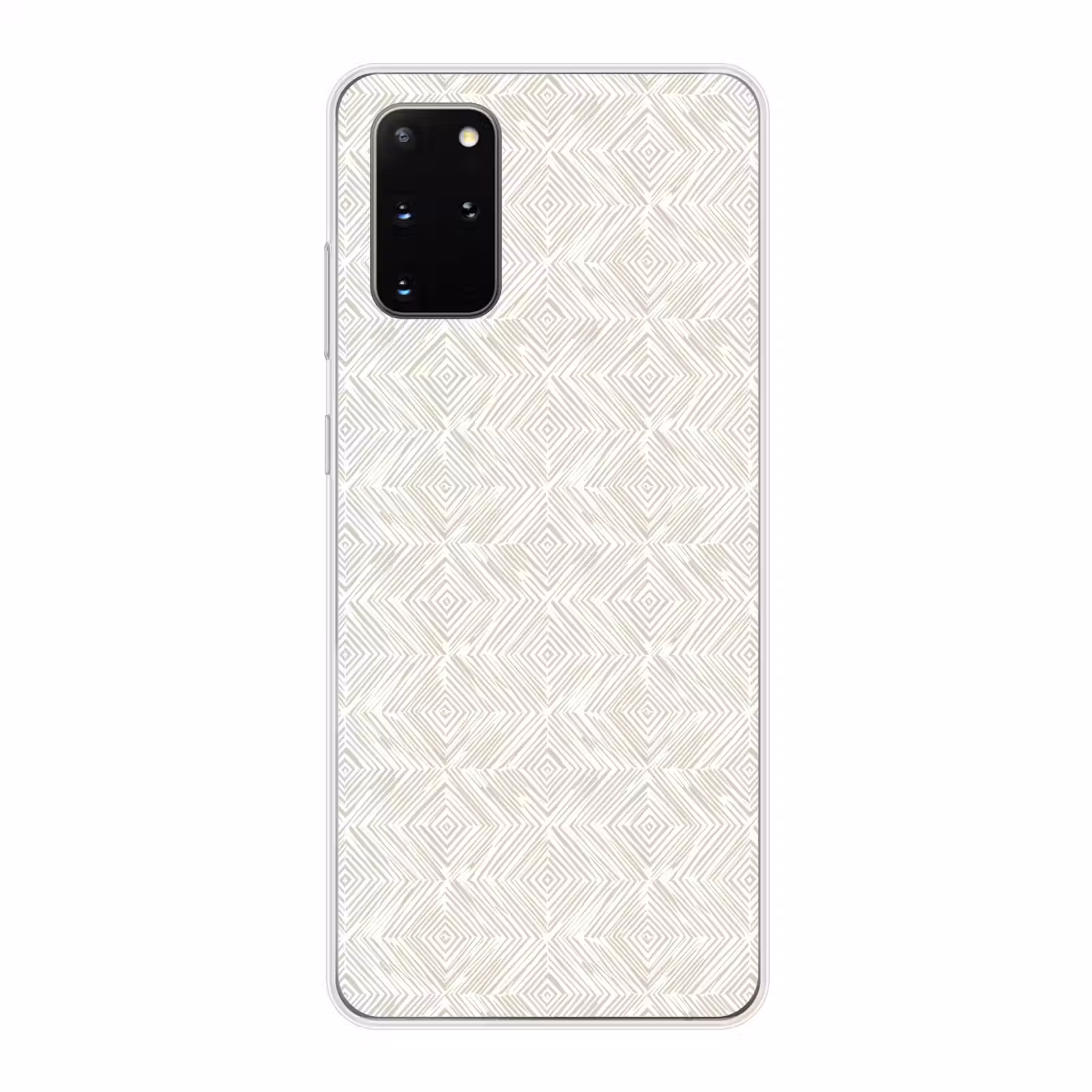 Telefoonhoesje - Abstract - Ruiten - Beige — 1