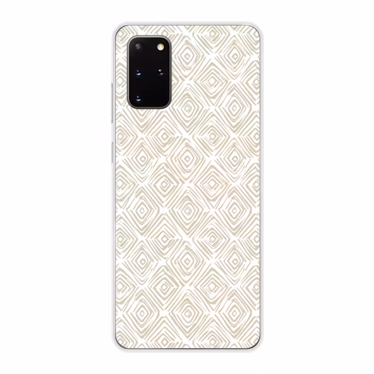 Telefoonhoesje - Abstract - Ruit - Beige — 1