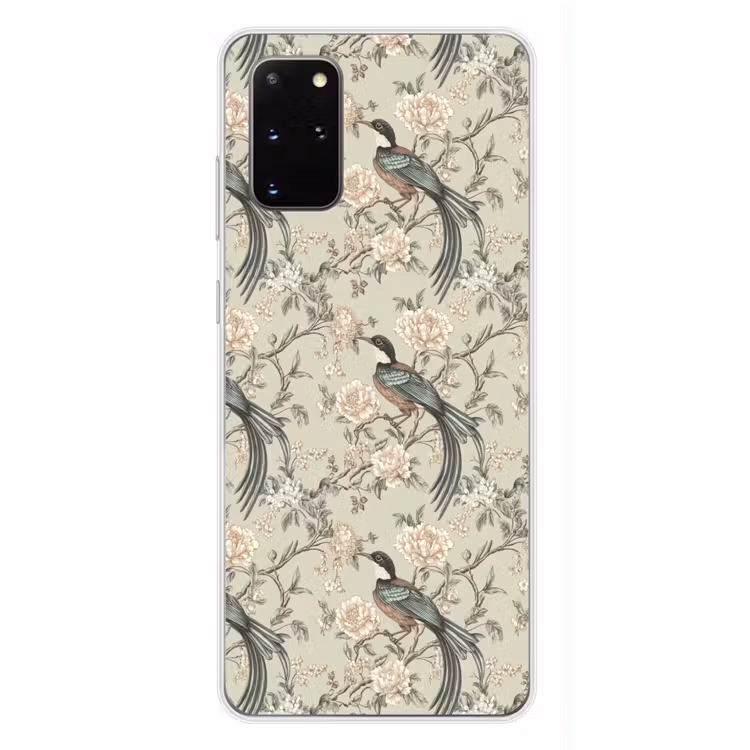 Telefoonhoesje - Bloem - Vogel - Kleurrijk — 4