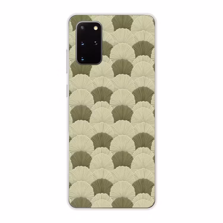 Telefoonhoesje - Bladeren - Structuur - Groen — 1