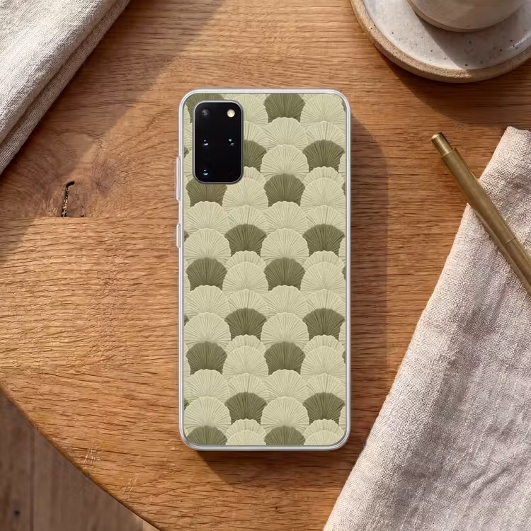 Telefoonhoesje - Bladeren - Structuur - Groen — 2