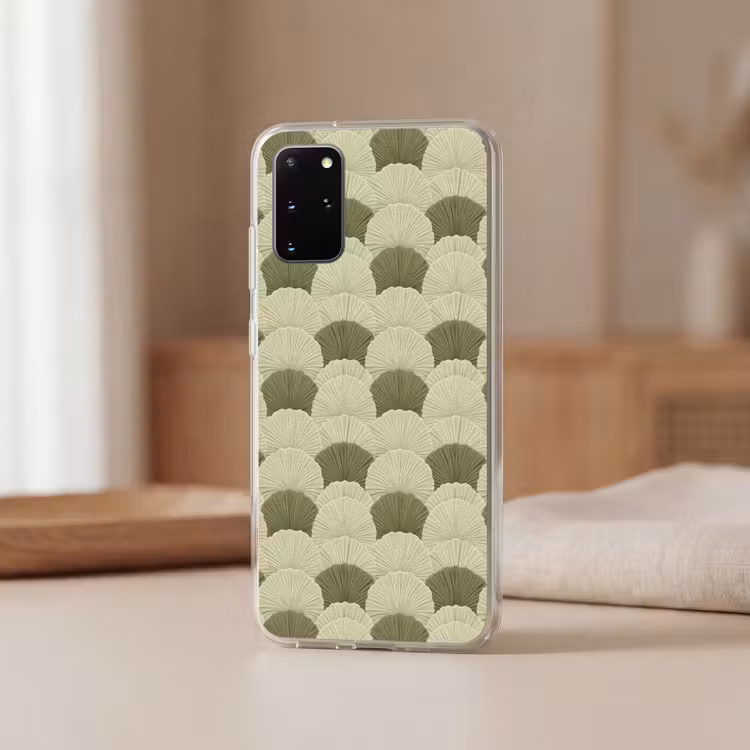 Telefoonhoesje - Bladeren - Structuur - Groen — 3