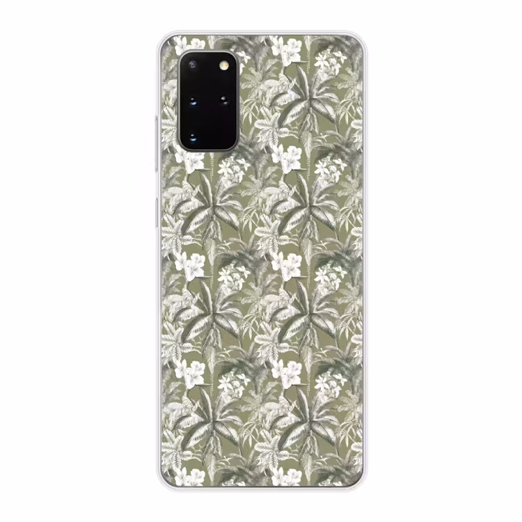 Telefoonhoesje - Botanisch - Bloemen - Groen — 1