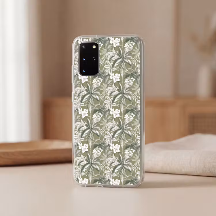 Telefoonhoesje - Botanisch - Bloemen - Groen — 3