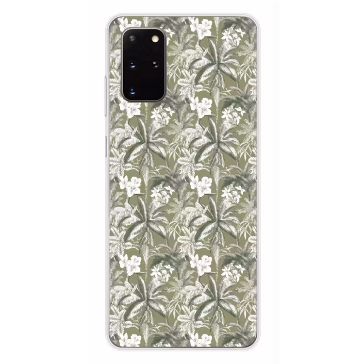 Telefoonhoesje - Botanisch - Bloemen - Groen — 4