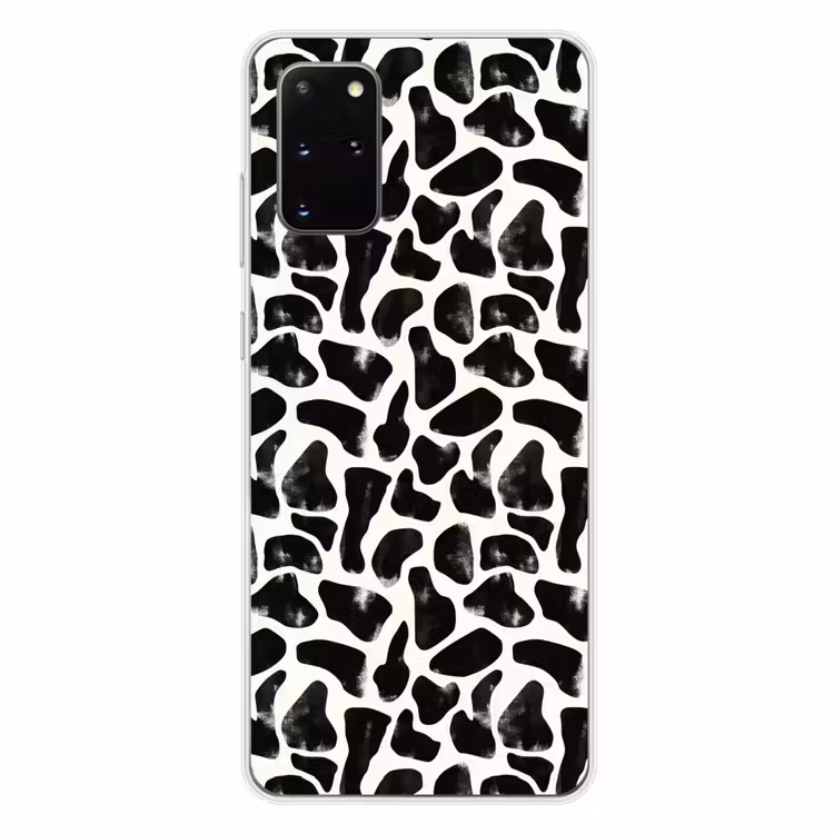 Telefoonhoesje - Dierenpatroon - Vlekken - Zwart - Wit — 4