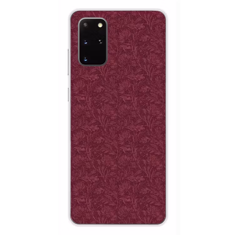 Telefoonhoesje - Bladeren - Patroon - Paars — 4