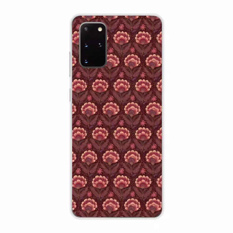 Telefoonhoesje - Bloemen - Waaier - Paars — 1