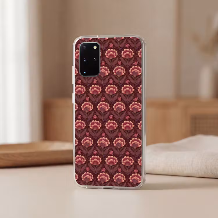 Telefoonhoesje - Bloemen - Waaier - Paars — 3