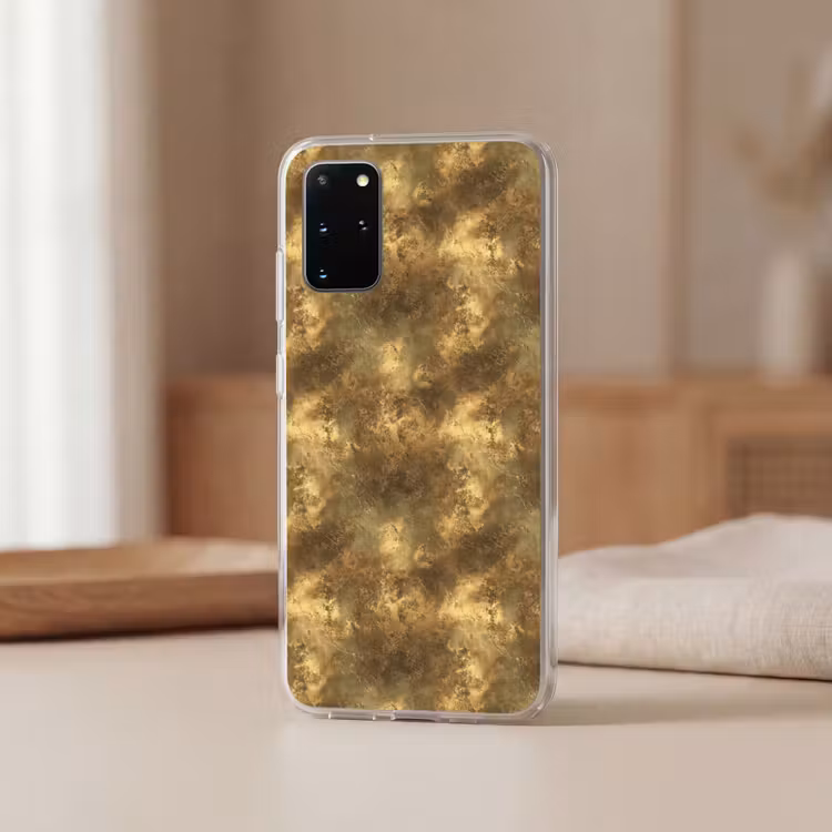 Telefoonhoesje - Antiek - Metaallook - Goud — 3
