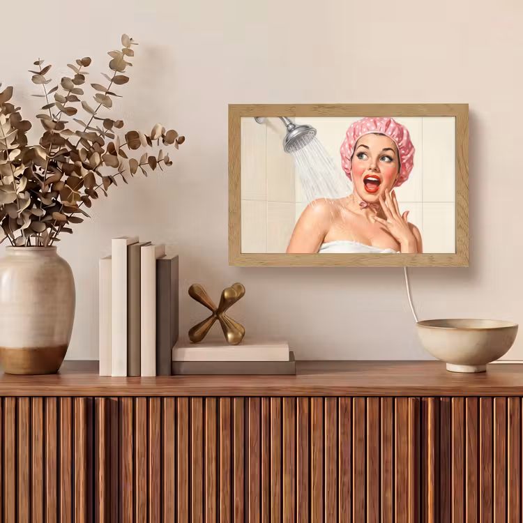 Tafellamp - Vrouw - Douche - Roze — 3