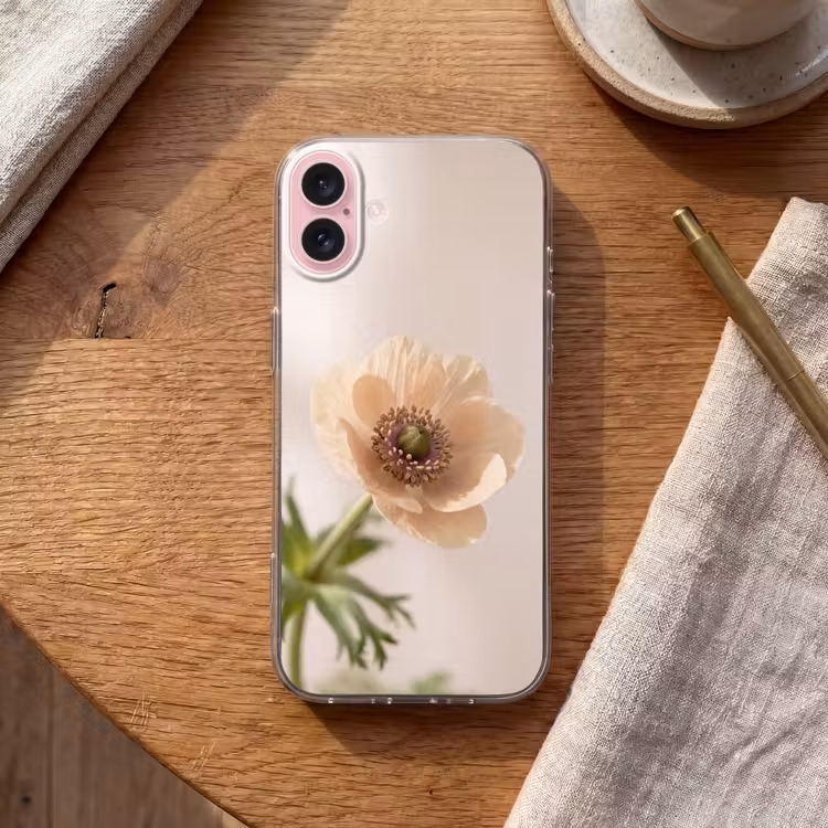 Telefoonhoesje - Bloem - Minimalistisch - Groen — 2