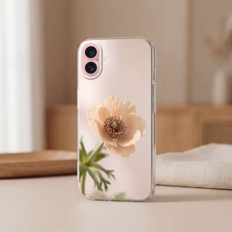 Telefoonhoesje - Bloem - Minimalistisch - Groen — 3