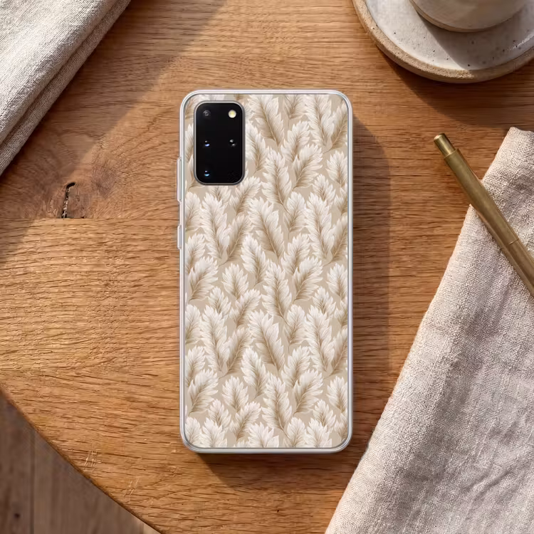 Telefoonhoesje - Botanisch - Patroon - Beige — 2