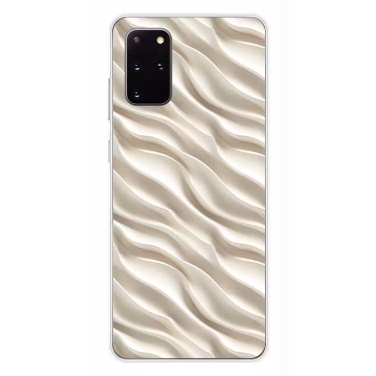 Telefoonhoesje - Diagonaal - Golven - Crème — 4